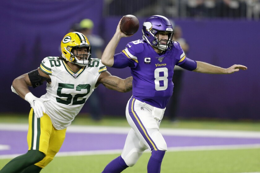 Cousins Vikings Prep For Crossroad Playoff Game Vs Saints The