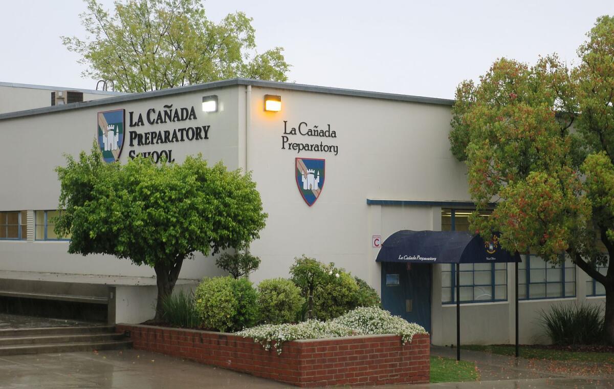 La Cañada Preparatory School announced Thursday it had moved up its spring break to begin that day and run through March 27, after a school parent was reportedly being tested for coronavirus.