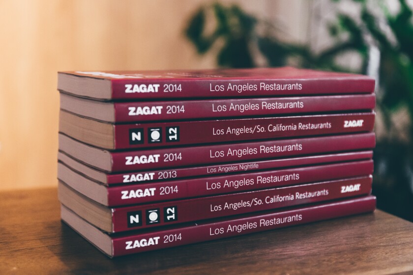 The Zagat restaurant guide to return to Los Angeles - Los Angeles Times