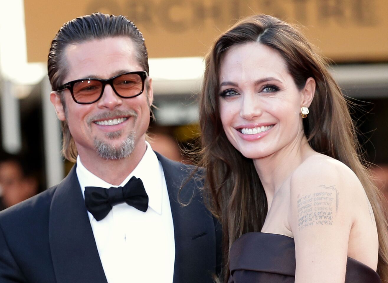 Angelina Jolie and Brad Pitt were married Saturday in France, reports say. The couple, seen here at the premiere of "The Tree Of Life" at the Cannes Film Festival in May, had been engaged since 2012.