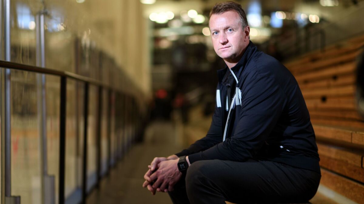 As the new general manager of the Kings, Rob Blake plans to have a physical team.