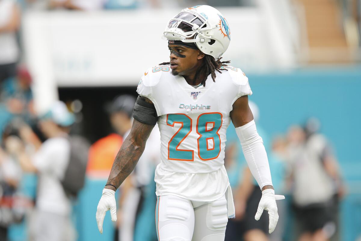 Miami Dolphins safety Bobby McCain