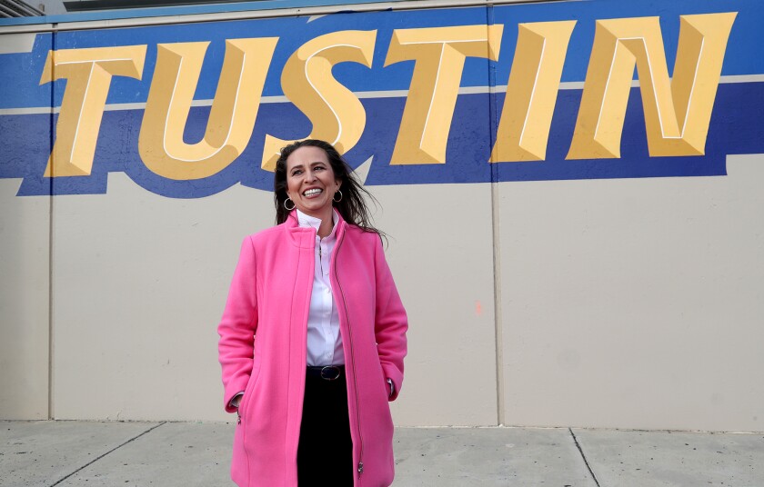 Allyson Damikolas at Columbus Tustin Middle School.