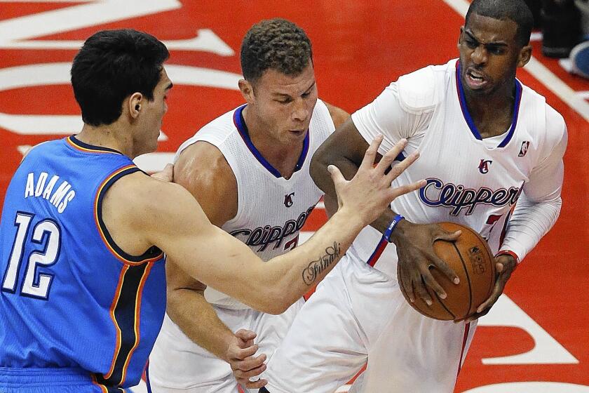 The Clippers were purchased in 1981 by current owner Donald Sterling for $12.5 million. Above, Clippers guard Chris Paul looks to pass the ball during the NBA Western Conference semifinals earlier this month.