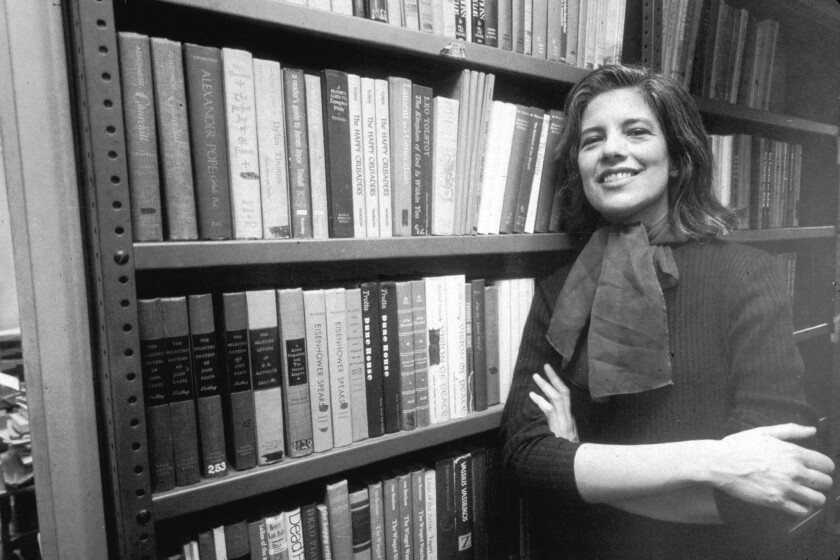 American author-critic Susan Sontag (1933-2004) in January 1978.