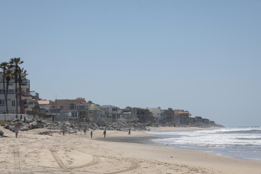 Imperial Beach, California - April 09: People enjoy a warm day on Tuesday, April 9, 2024 in Imperial Beach, California. (Ana Ramirez / The San Diego Union-Tribune)
