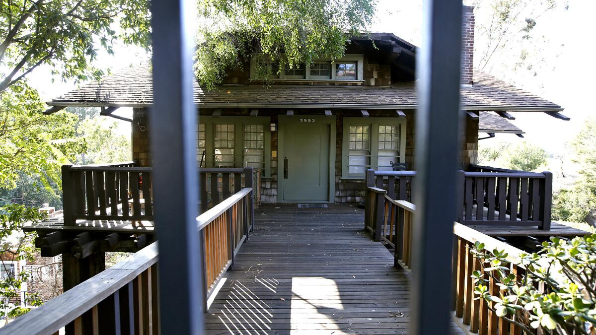 A Craftsman home on San Rafael Avenue.