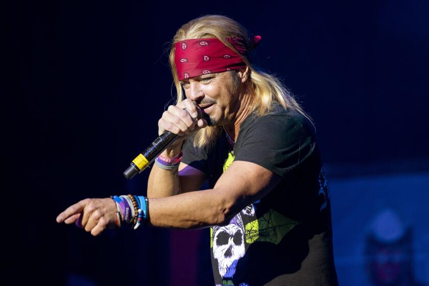 Bret Michaels performs during Bret Michaels' Christmas Party on Friday, Dec. 17, 2021, in St. Charles, Ill. (Photo by Rob Grabowski/Invision/AP)