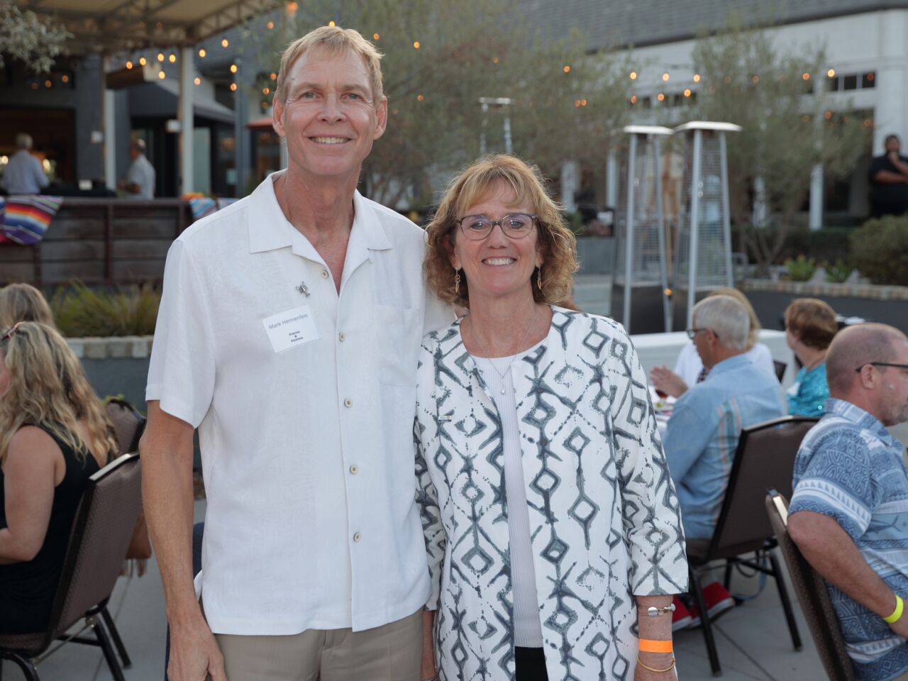 Mark and Susan Hennenfent (Pres, Del Mar/Solana Beach Rotary)