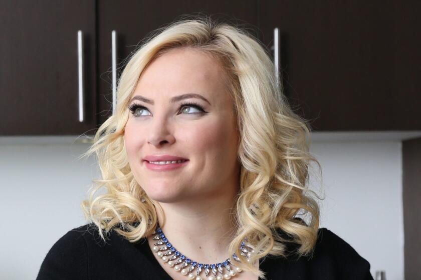 Meghan McCain in her Hollywood apartment on Dec. 16, 2014.