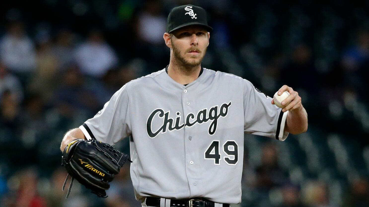 White Sox suspend ace Chris Sale after he destroyed throwback uniforms -  Los Angeles Times