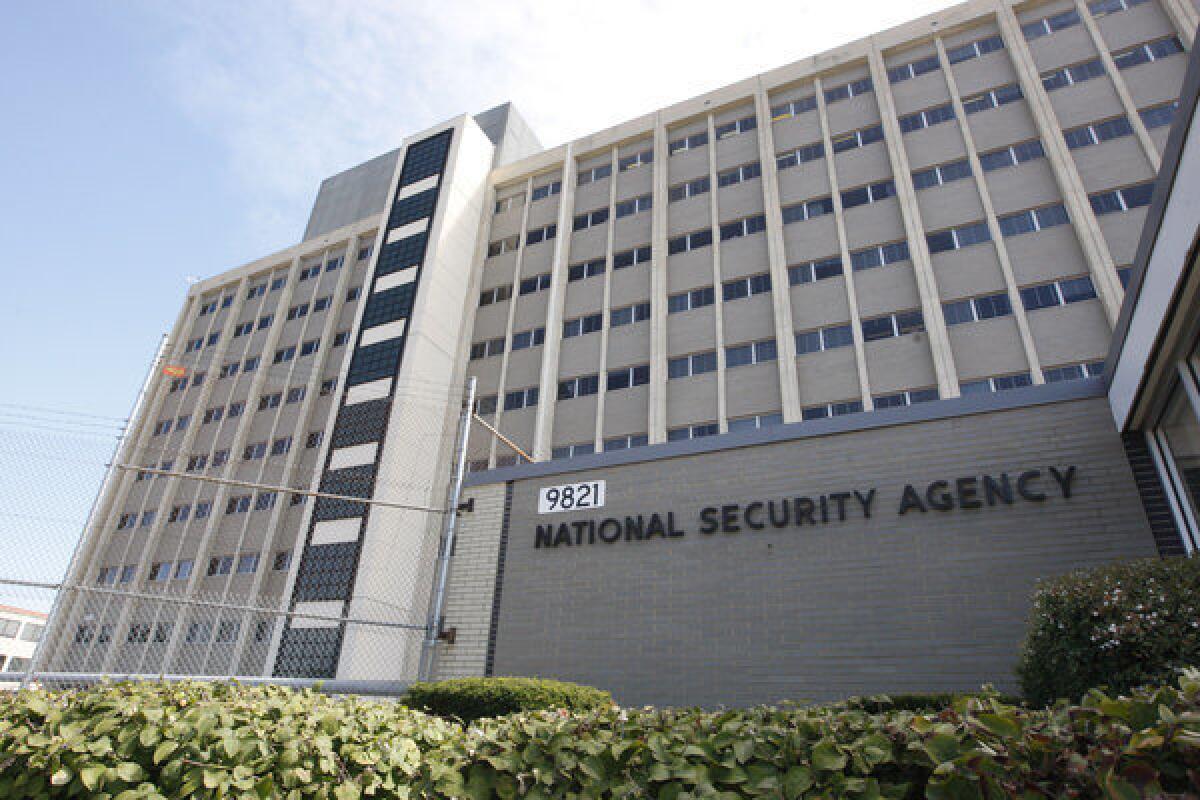 The National Security Agency building at Fort Meade, Md.