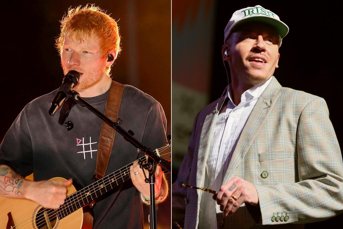 Dumping Macklemore from his tour makes apolitical Ed Sheeran political - Los Angeles Times