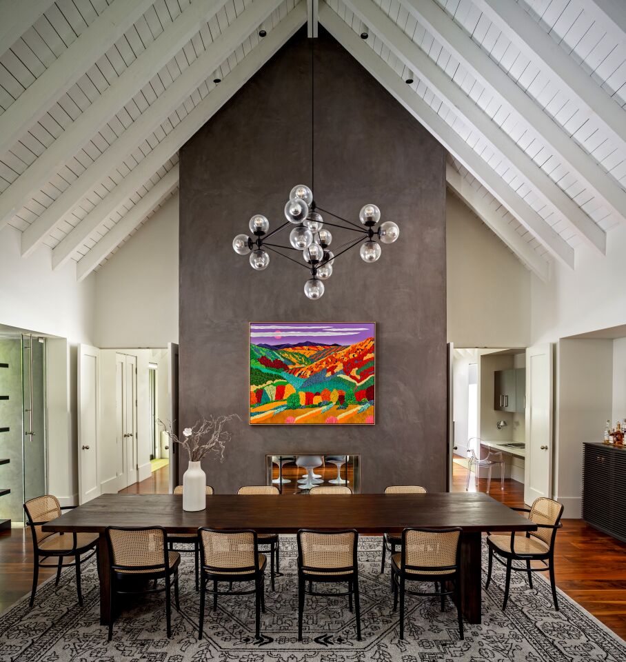 Listed for $6.495 million, the home boasts 22-foot-ceilings.