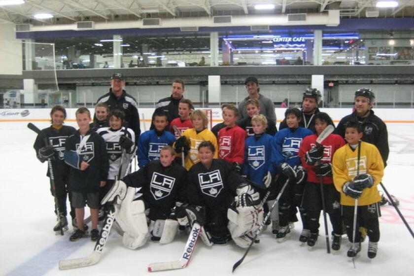 Some youth hockey players in El Segundo got a special treat on Thursday -- a special tutoring session with Matt Greene and Rob Scuderi of the Kings and Ryan Miller of the Buffalo Sabres.