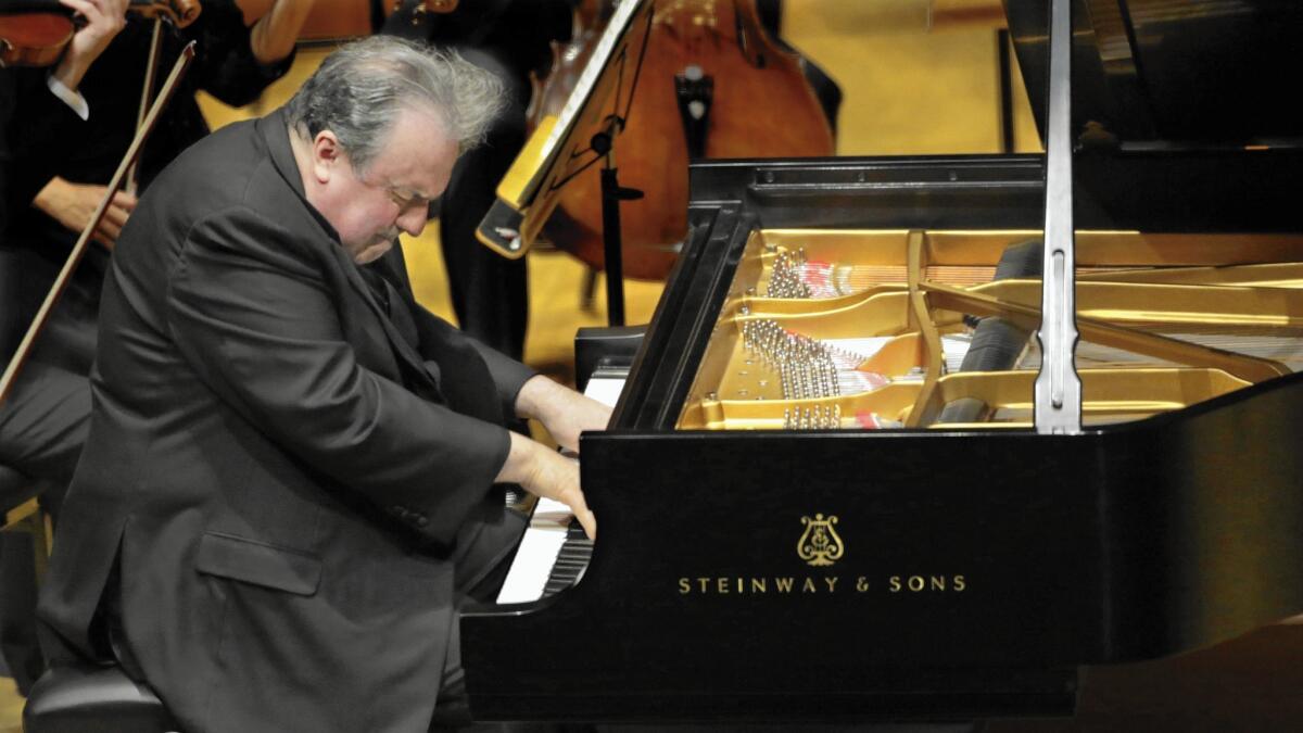 Yefim Bronfman performs Brahms' First Piano Concerto with the Los Angeles Philharmonic at Walt Disney Concert Hall.