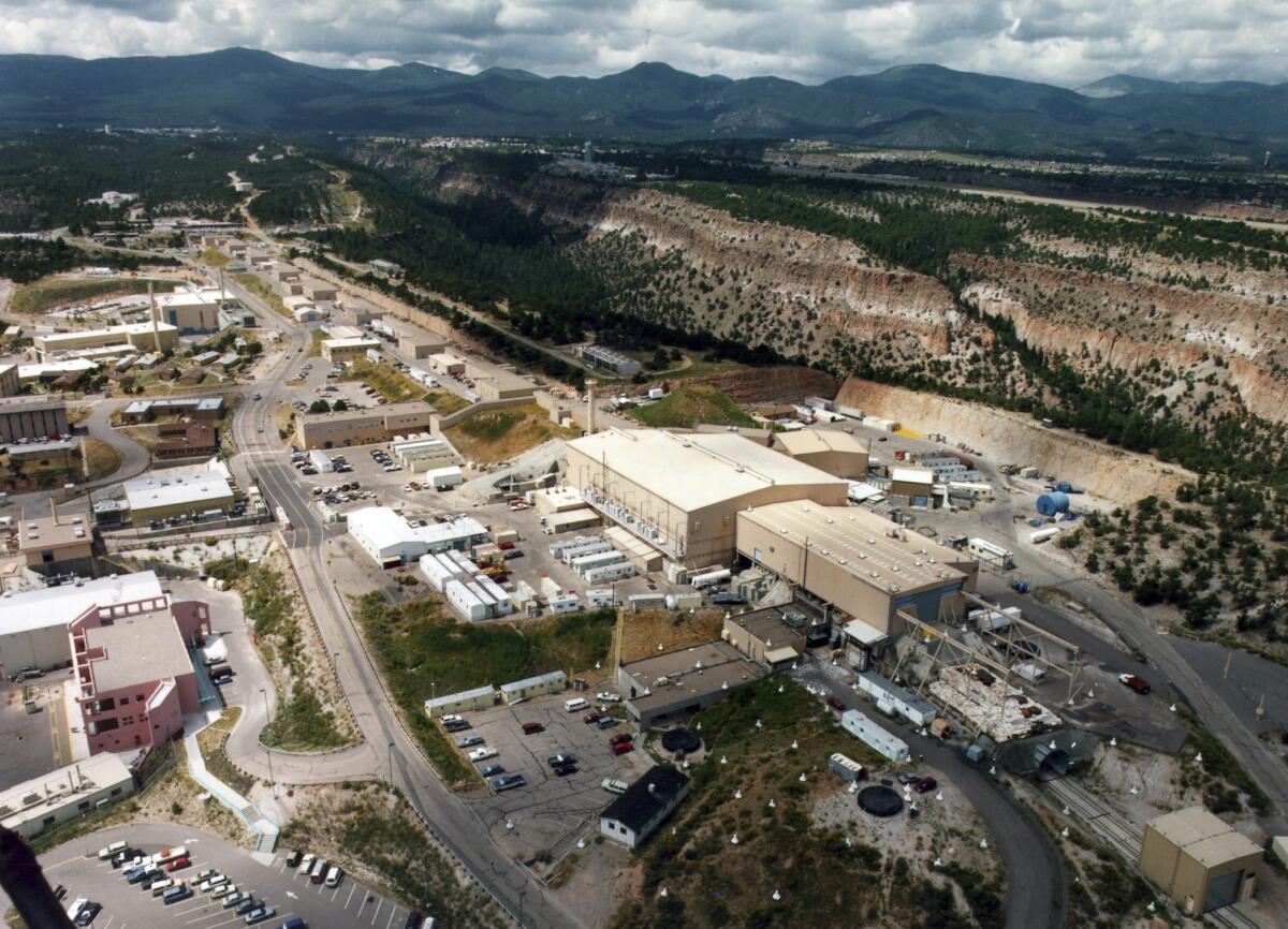 This file photo shows the Los Alamos National Laboratory in Los Alamos, N.M. 