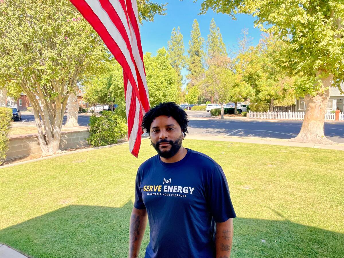 Clovis voter DeVory Darkins