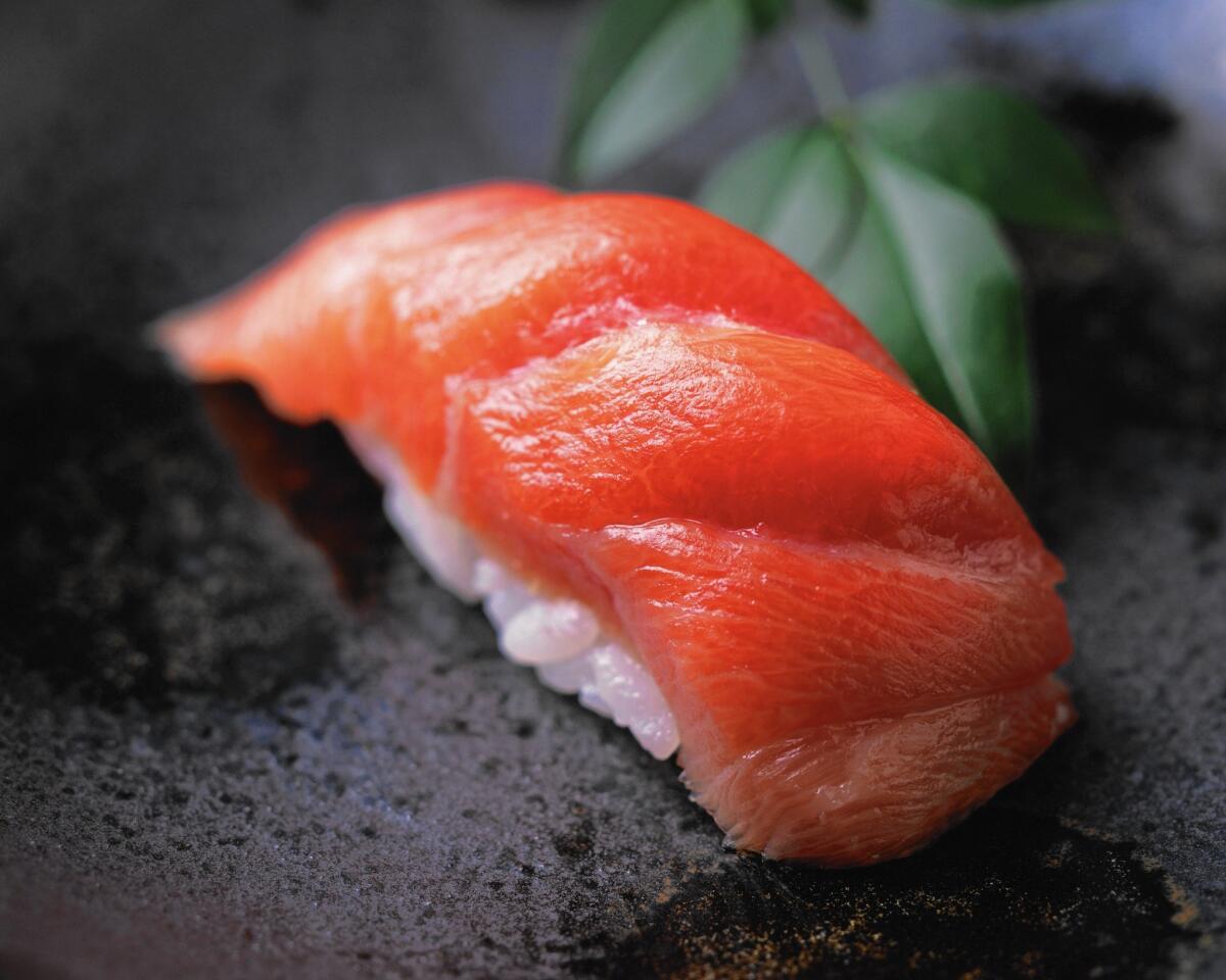 Go easy on the soy sauce -- and dip nigiri fish-side down.