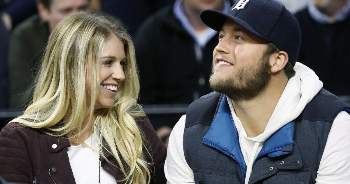 Matthew Stafford's Wife Kelly Hall: Job, How They Met, More