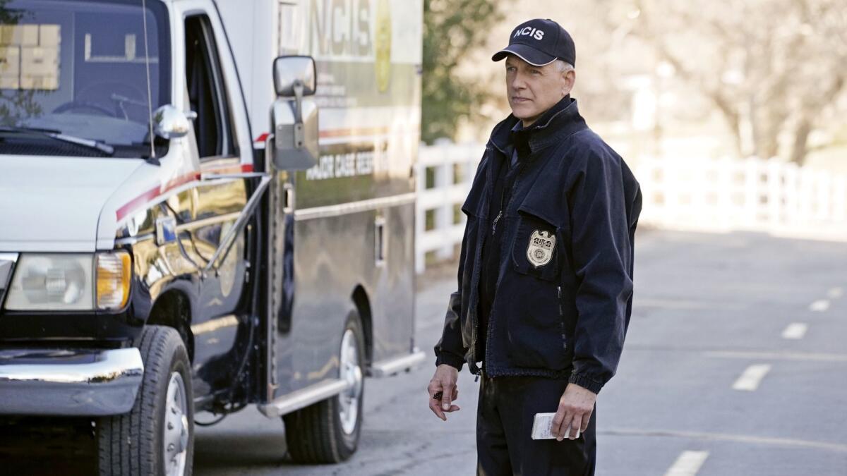 Mark Harmon in a scene from "NCIS." CBS announced Wednesday the renewals of its New Orleans and L.A.-based spinoffs along with 9 other prime-time programs. The original, which premiered in 2003, had already been picked up for another season.