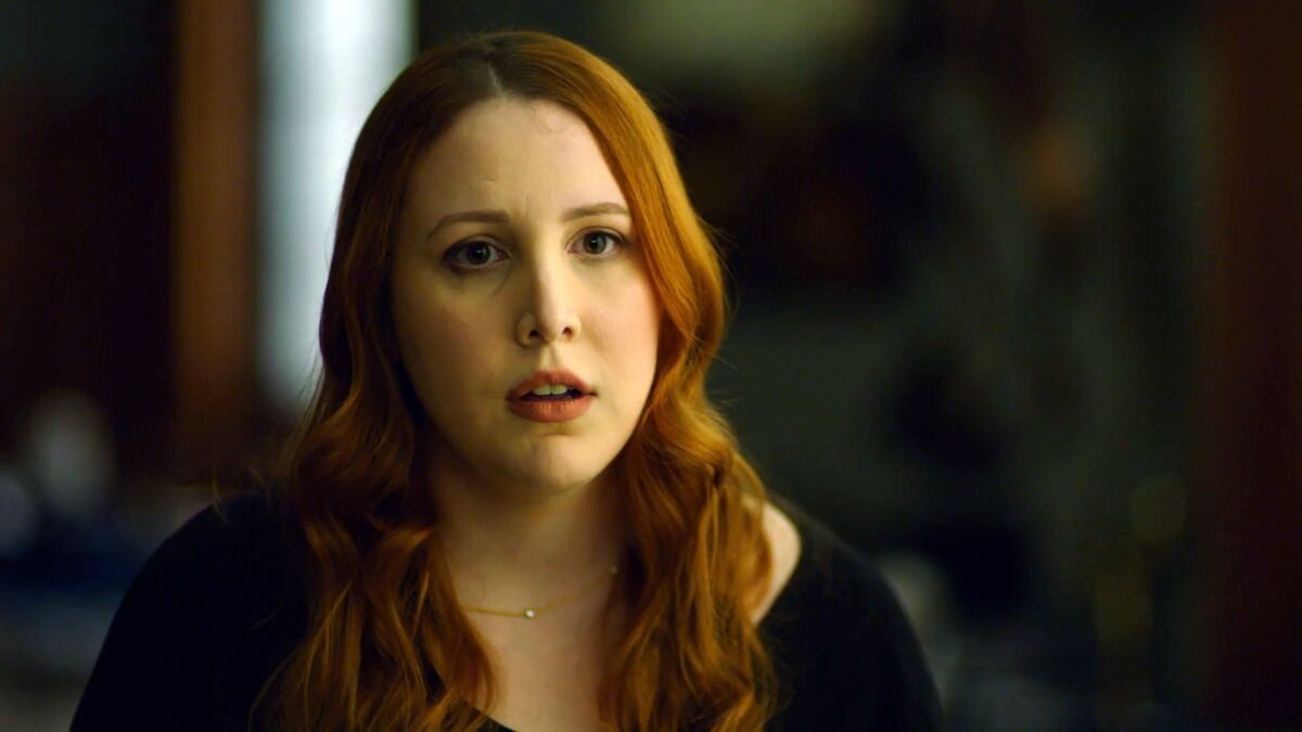 Dylan Farrow in HBO's docuseries "Allen v. Farrow."
