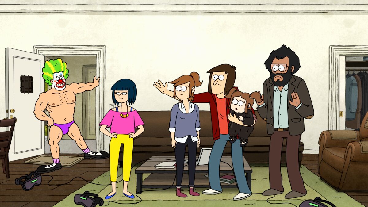 Regular Show Cartoon Porn Animated - Close Enough' on HBO Max: 'Black Mirror' meets 'Regular Show' - Los Angeles  Times