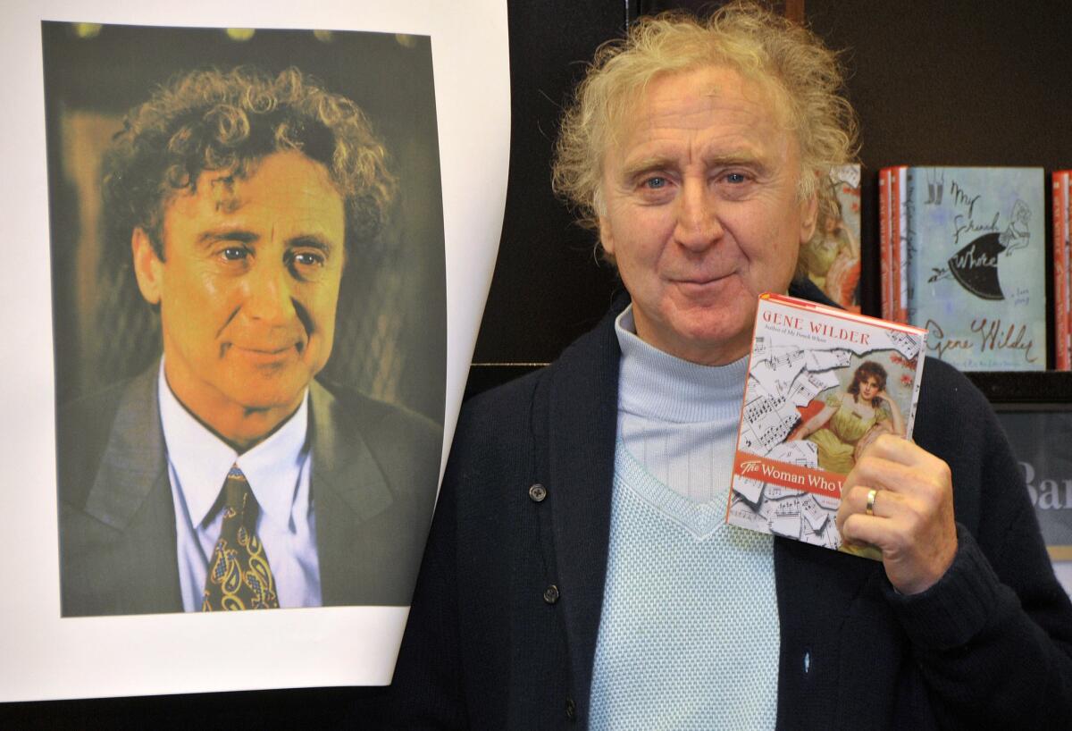 Gene Wilder at an event for his book "The Woman Who Wouldn't" in 2008.