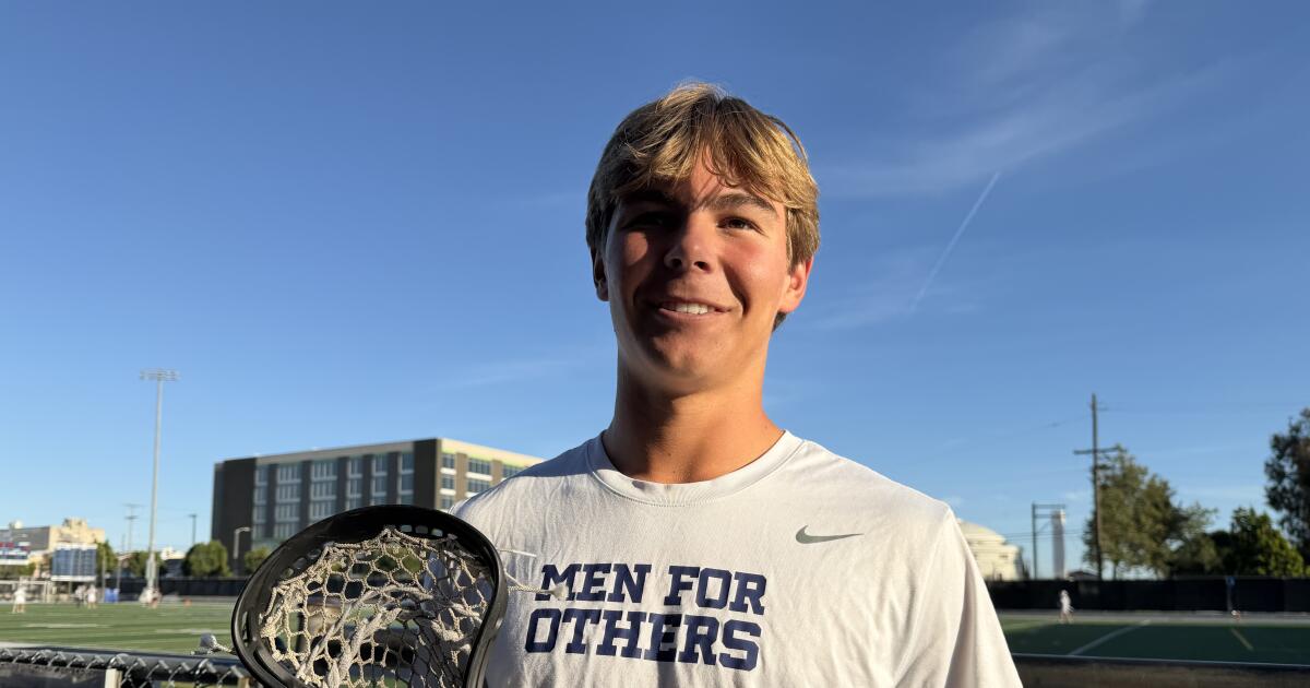 Loyola High's Tripp King looks to become West Coast trendsetter in lacrosse