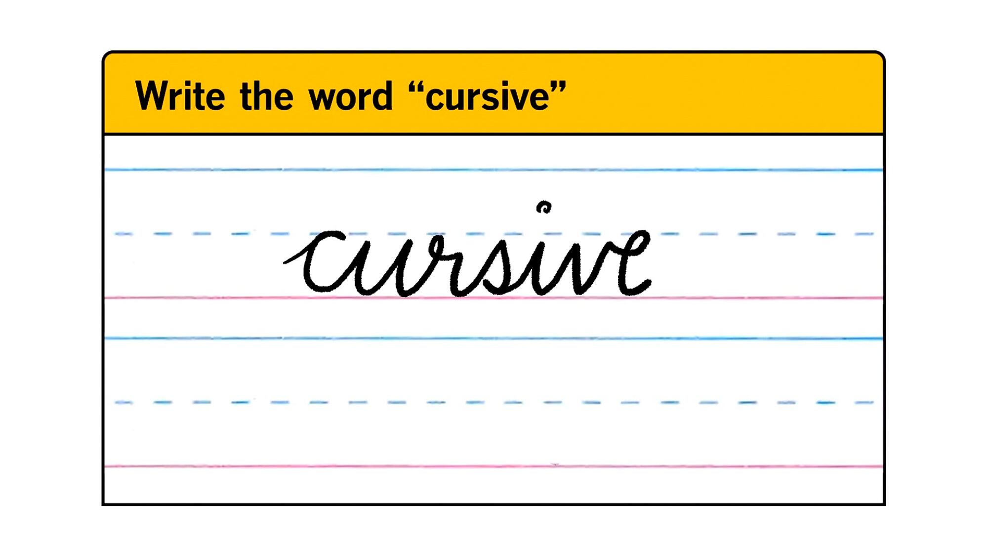 Elegant and indecipherable: Readers show off their cursive - Los ...