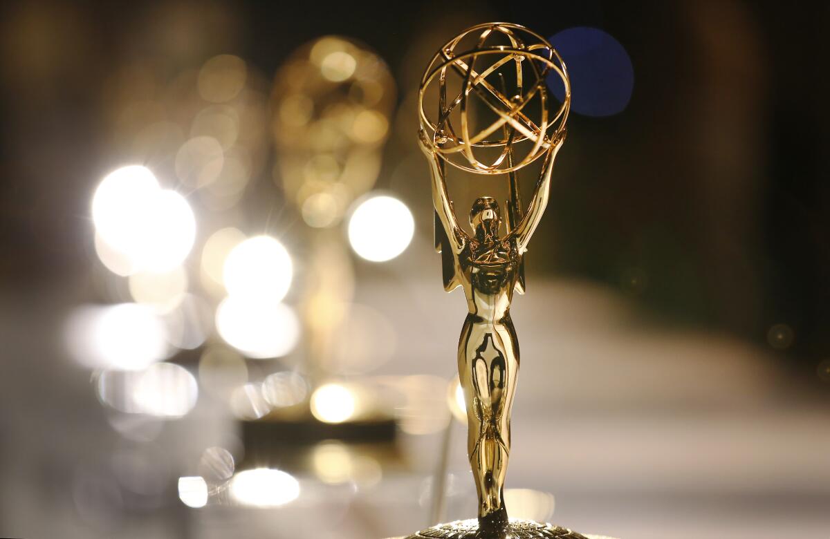 An Emmy statuette