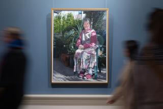 DUBLIN, IRELAND - JANUARY 14: Paul MacCormaic has a portrait of Annie Murphy that hangs at the National Gallery of Ireland in Dublin, Ireland on Sunday, Jan. 14, 2024. (Molly Keane / For the Times)