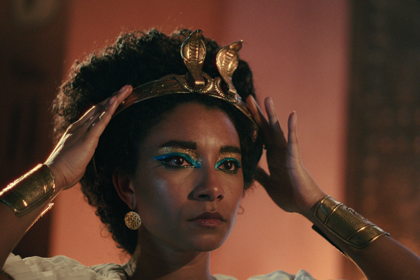 Actor Adele James as Cleopatra 