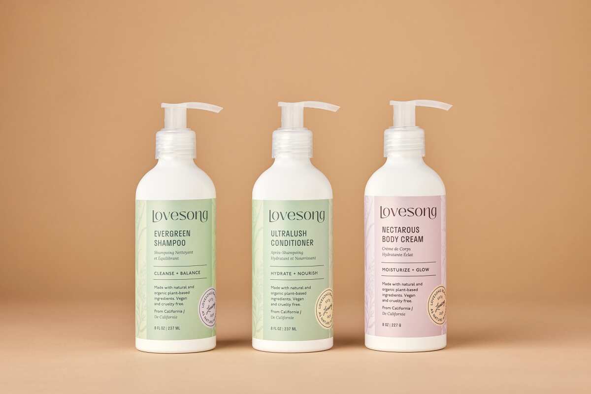 The newest products from Lovesong Beauty.