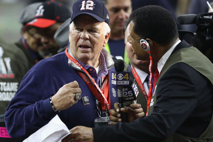 Tom Brady Sr. looks on during Super Bowl LI between the New England Patriots and the Atlanta Falcons on February 5, 2017.