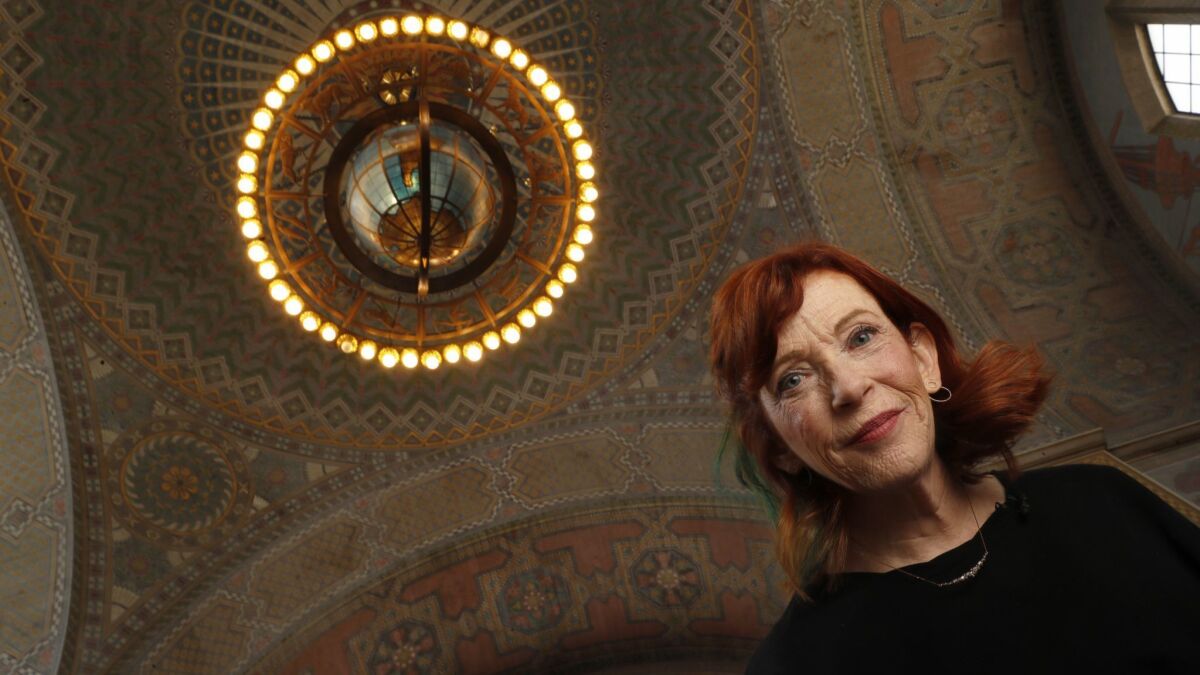 Susan Orlean at the Central Library in downtown L.A.