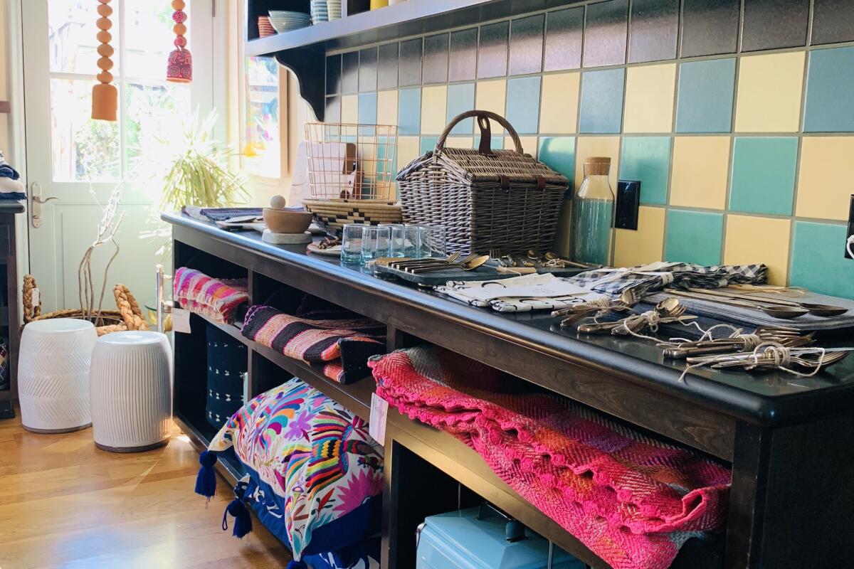 Home goods for sale at Tipple & Ramble Ojai