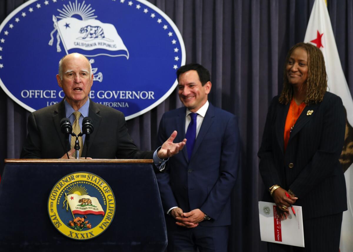 Gov. Jerry Brown in 2018