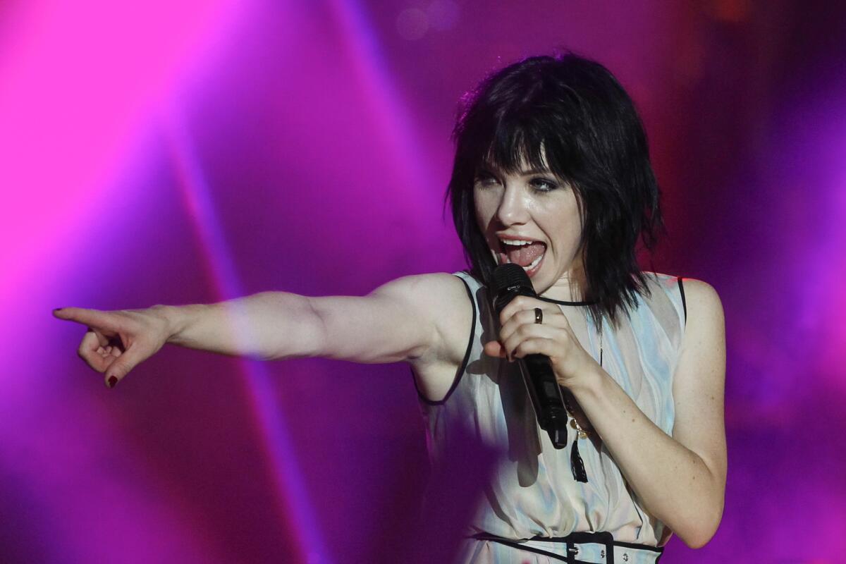 Carly Rae Jepsen, shown performing at the MTV World Stage Live concert in Malaysia on Sept. 12, 2015., will play Frenchy in Fox's "Grease: Live."