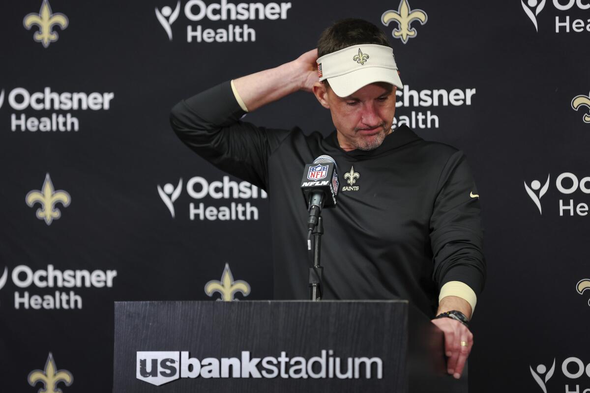 Saints coach Dennis Allen pledges to 'evaluate everything' during the bye  week - The San Diego Union-Tribune