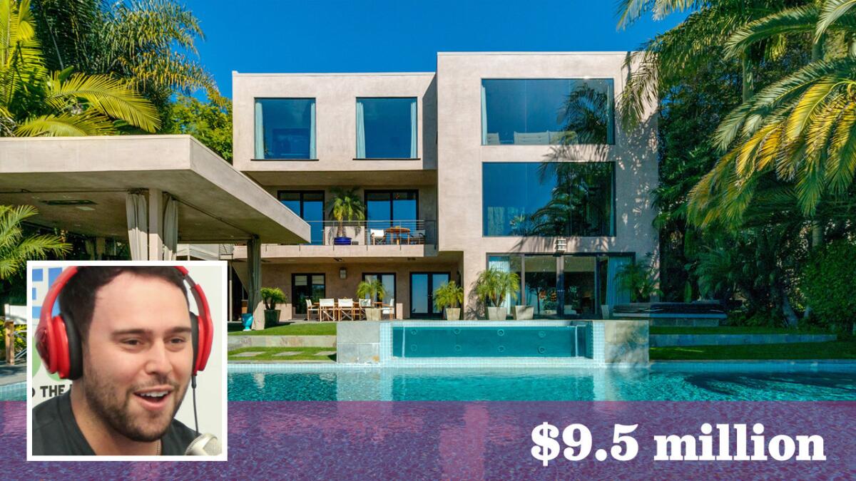 Talent manager Scooter Braun has sold his home in Hollywood Hills West to film producer and speculative developer Nile Niami for $9.5 million.