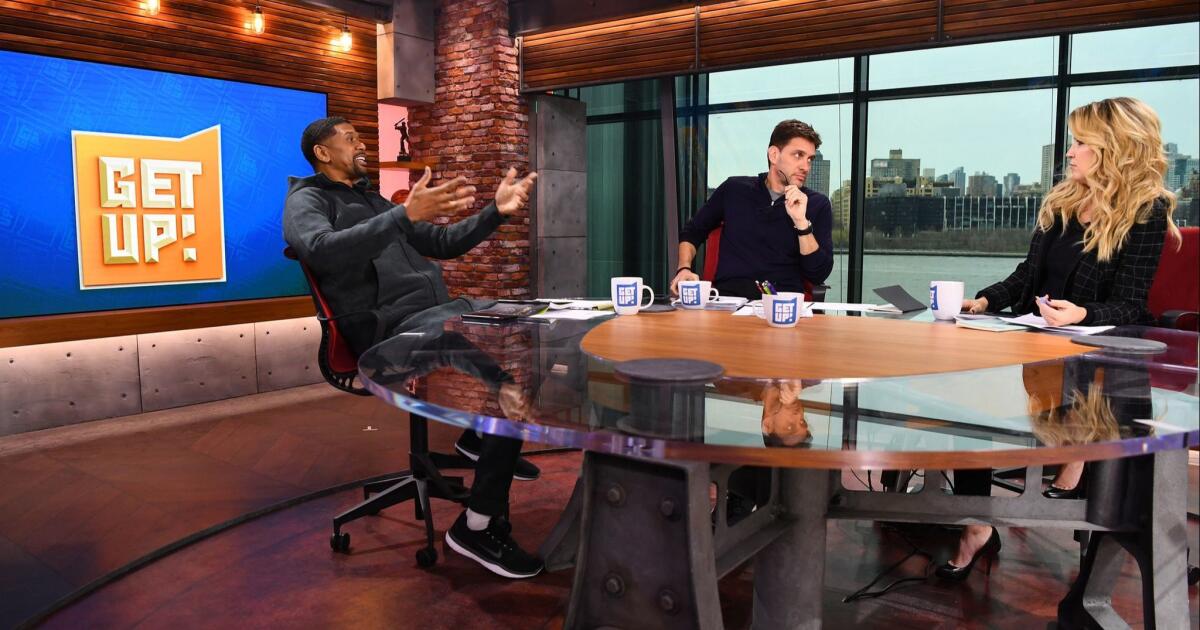 ESPN makes a bid for morning TV ratings glory with 'Get Up!' Los