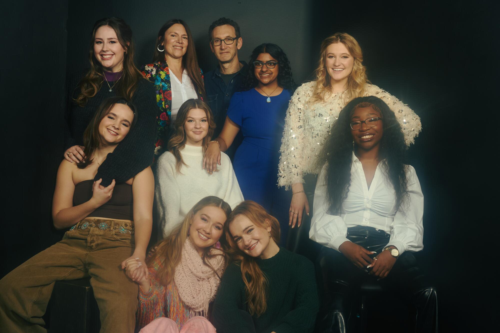 Cast of "Girls State"