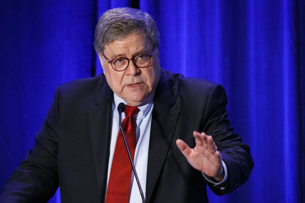 Atty. Gen. William Barr