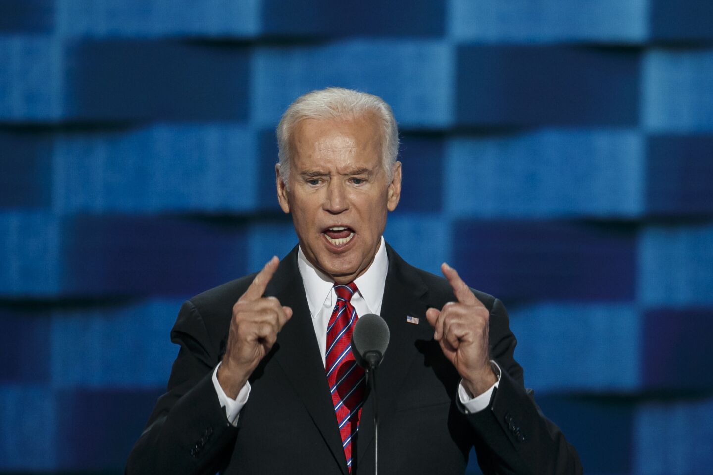 Vice President Joe Biden speak at the 2016 Democratic National Convention in Philadelphia.