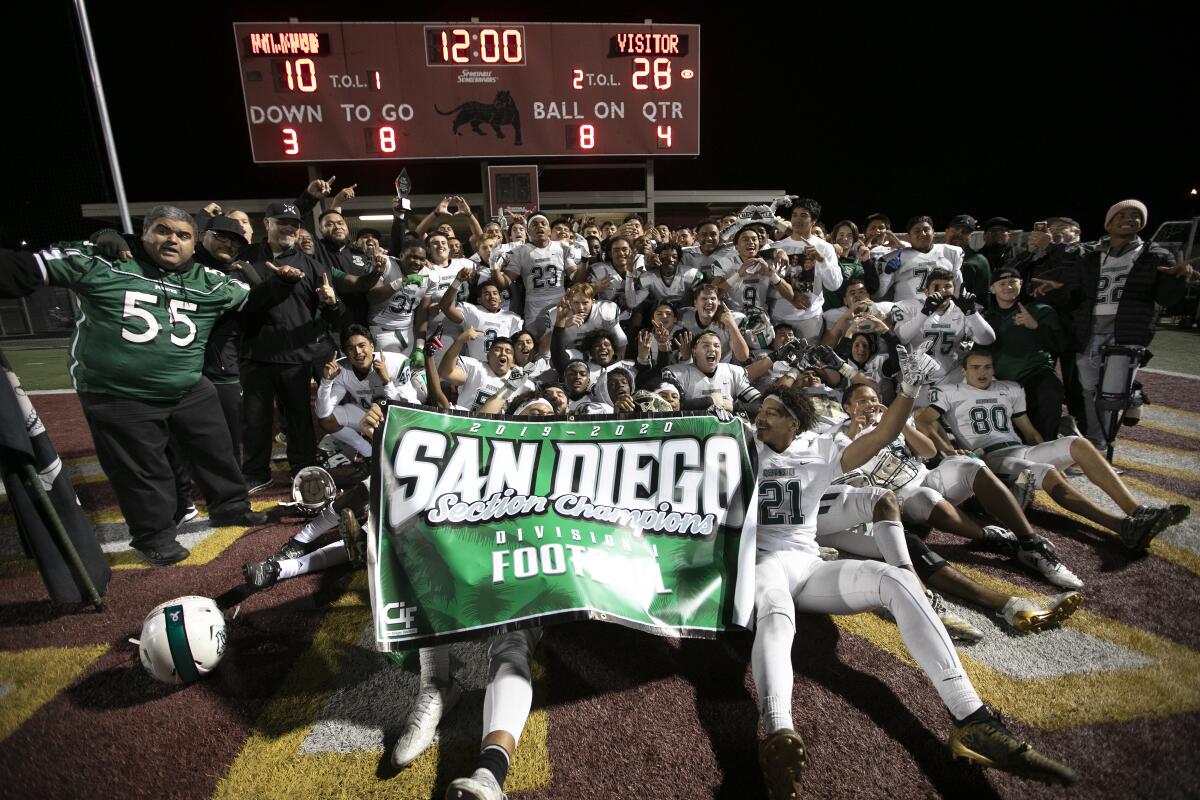 The proud Oceanside high football team had it's final two games canceled on Thursday after a positive COVID-19 test.