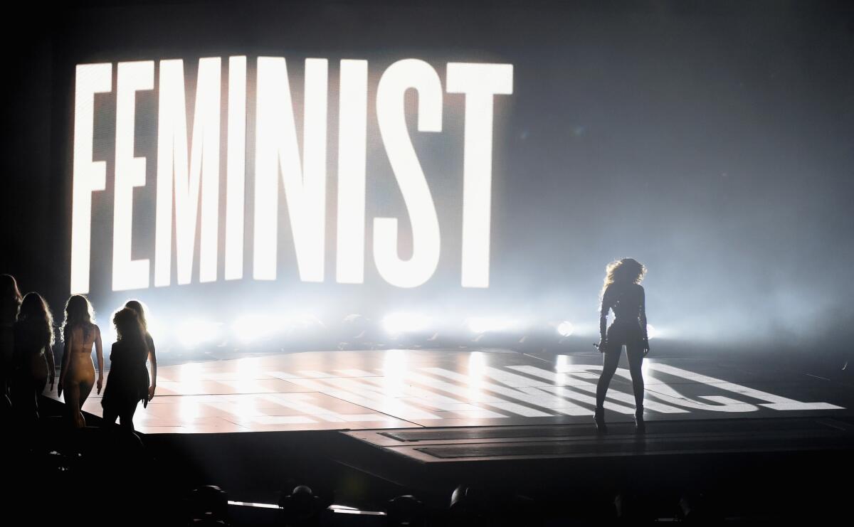 Beyonce has threaded themes of feminism into her music and performances.