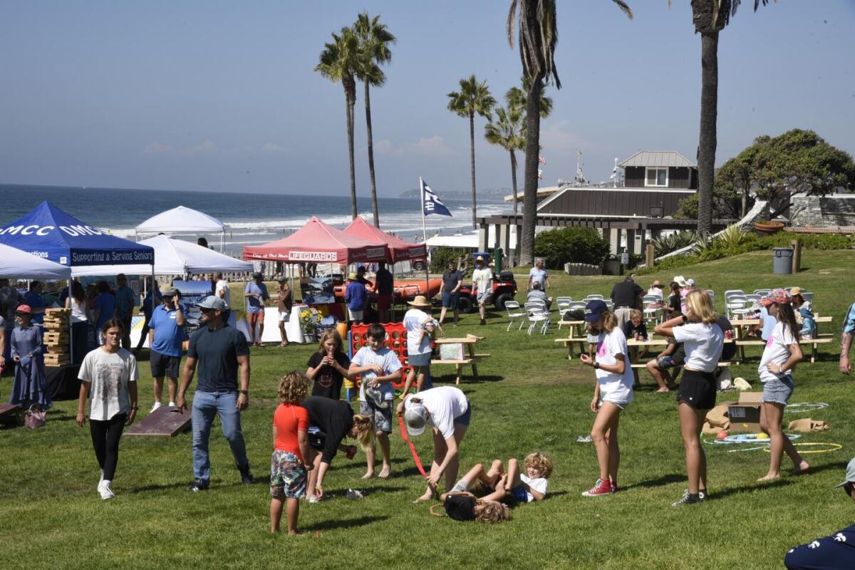 Guests enjoying last year’s Del Mar Foundation Community Picnic.