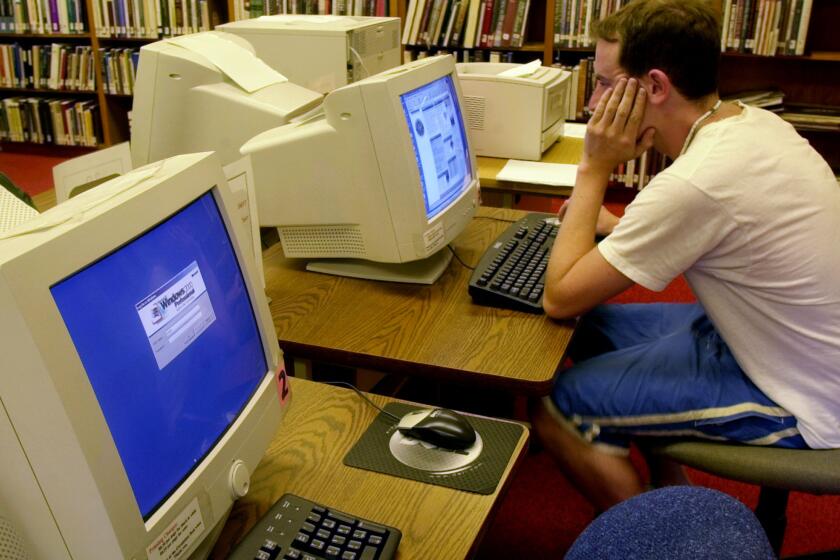 A blast from the past? Using the Internet at your public library may soon become passe as libraries in New York and Chicago will begin allowing patrons to check out Wi-Fi hot spots, as they would a book.