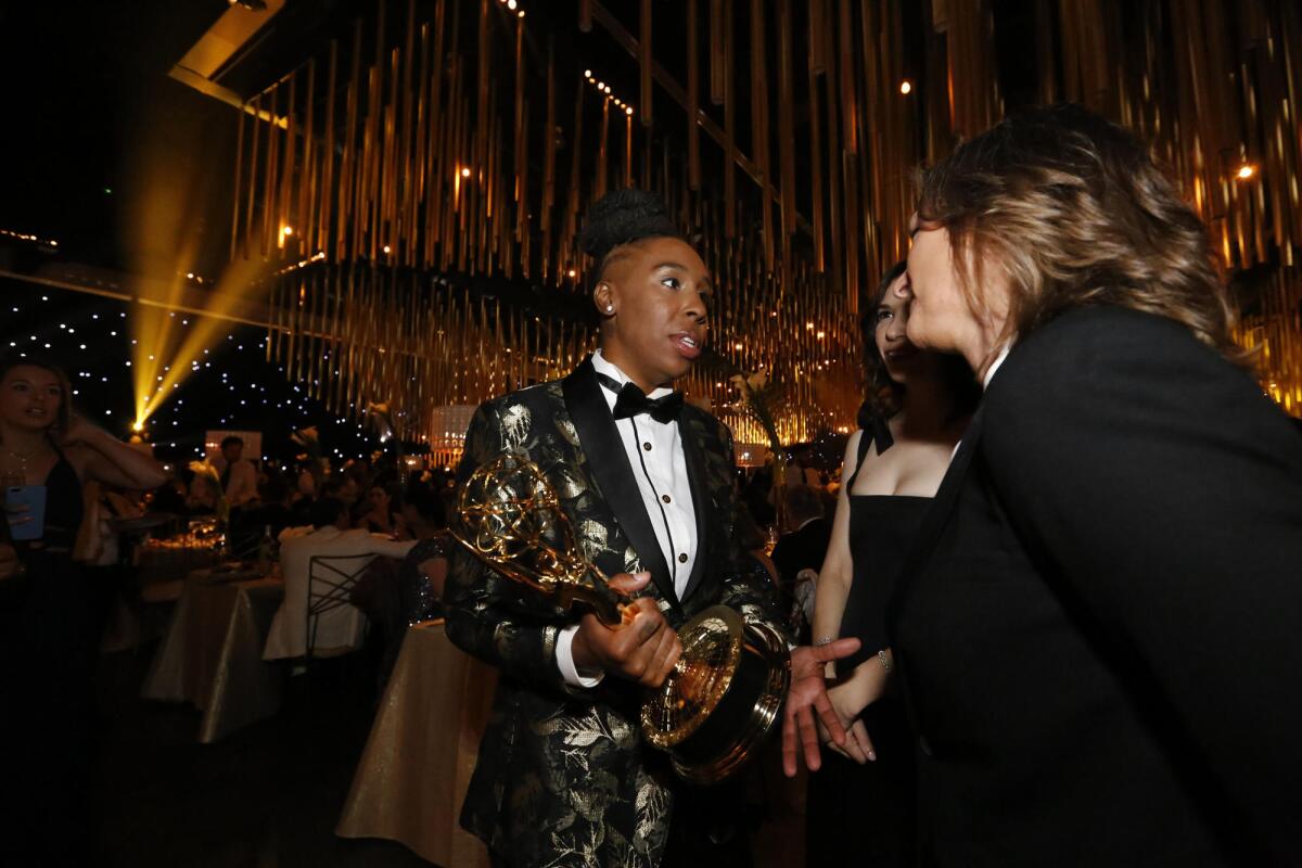 Lena Waithe of "Master of None" won the Emmy for writing in a comedy series.